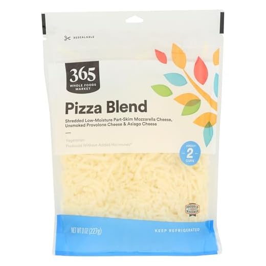 365 By Whole Foods Market, Pizza Blend Cheese, Shredded, 8 Ounce