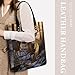 Deers Picture Leather Handbags, Fashion PU Leather Tote Bag, Extra Large Capacity Shoulder Bag, Multi-Pattern Printed Shopper, Reusable Durable Travel Work Bag, for Women Men