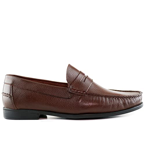 Marc Joseph New York Mens Casual Comfortable Genuine Leather Lightweight Classic Fashion Dress Penny Loafer Slip On Breathable Driving Loafer4