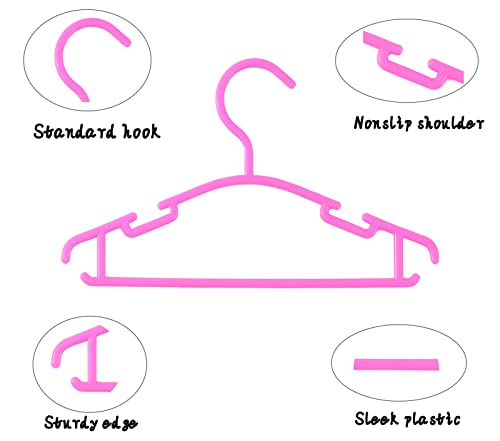 Baby Clothes Hangers,Kids Plastic Hangers For Closet,Toddler,Infant,Child,Newborn's Coat Hangers Ideal For Laundry And Nursery's Everyday Standard Use,60 Pack #TOP2