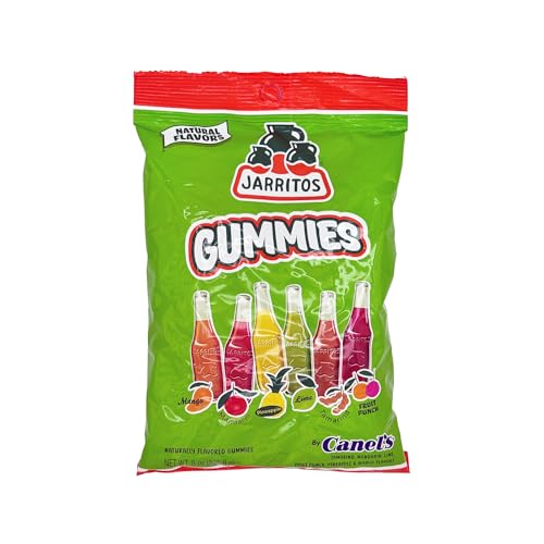 Jarritos Gummies - Sour or Sweet Naturally Flavored Gummy Candy, Mexican Candies, Dulces Mexicanos, Snack, Treat (Sweet)