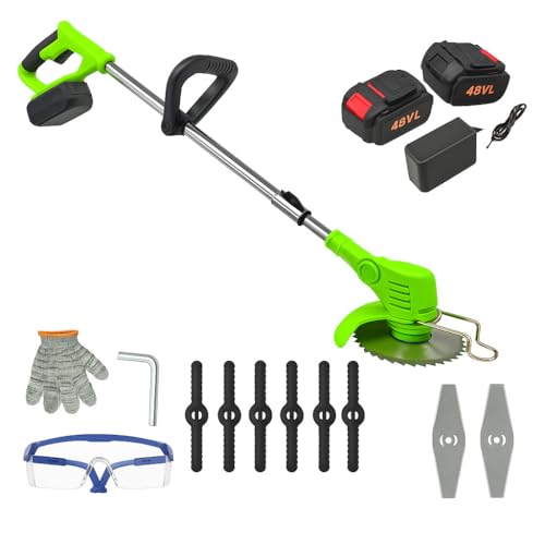 Aparador De Grama 1880w Sem Fio Roçadeira 48v 18000rpm