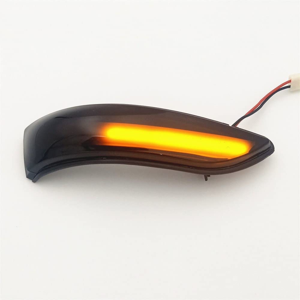 Coche Intermitentes Intermitente Secuencial Dinámico para Benz AB Class W169 W245 04-08 Indicador Lateral Espejo Trasero Luces Intermitentes Intermitentes Luces Giro Indicadoras