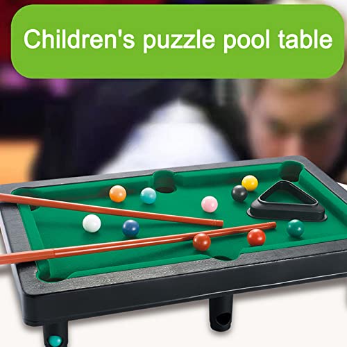 Tabletop Billiards Parent-Child Interaction Children Educational Mini Desktop Pool Table Snooker Toy Game Set Desktop Billiards Mini Pool Table For Desktop Kids Adults Dorm Room Tabletop Pool #TOP7