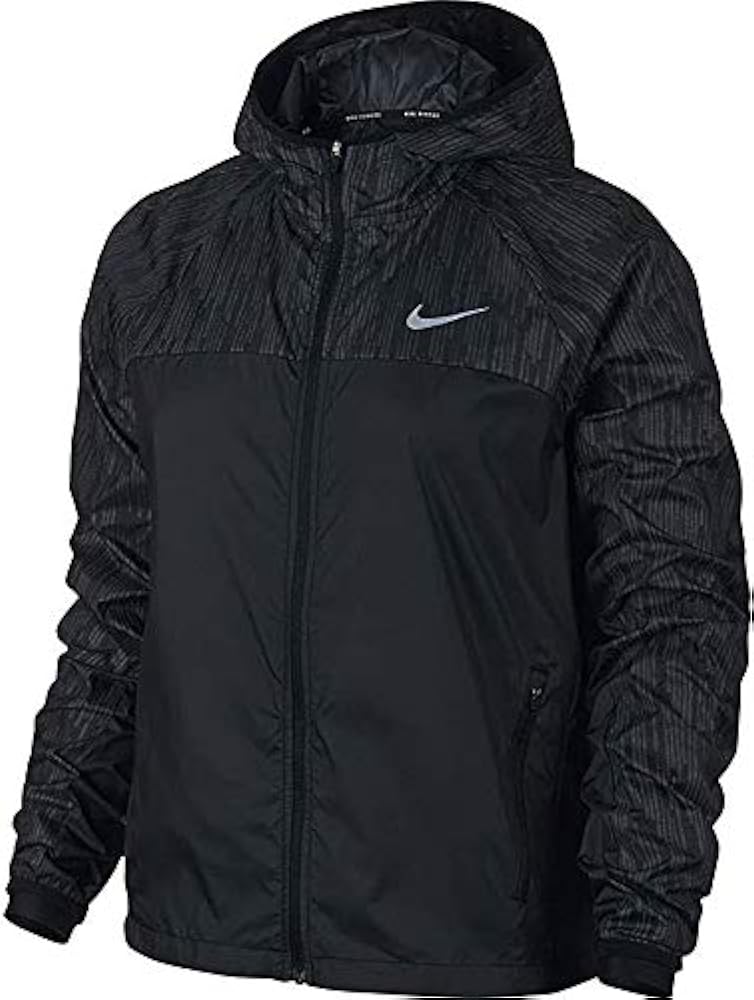nike women's shield flash reflective jacket