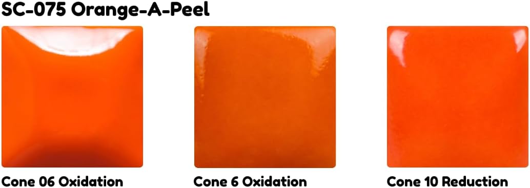 Mayco Stroke & Coat Wonderglaze, 16 oz. (473 mL), SC-075 Orange-A-Peel
