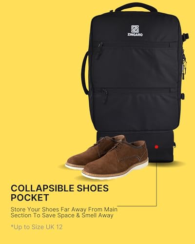 Image of Zingaro Large 40L Waterproof Anti-Theft Work Office Travel Premium Stylish Laptop 15 /16 /17 inch Backpacks Bags For Men Women