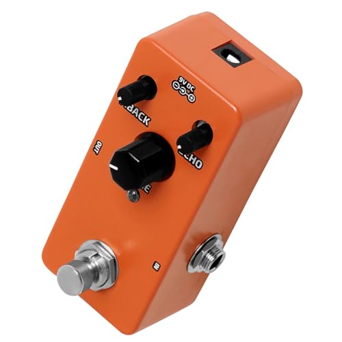 Pédale effet guitare Mikinona orange pour jouer partout en concert ou répétition