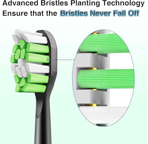 Aoremon 10-Pack Replacement Brush Heads for Philips Sonicare Electric Toothbrushes