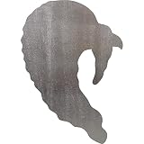 Turkey Head Metal Cutout Shape, Wall Art Decoration for Home (Bedroom, Bathroom, Living Room), Farmhouse Style Crafting Project, Paintable Steel Cut Out, 3 Sizes 5' 10' or 15' (5')