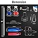 Aquilaplain 12FT Semi Truck Air Lines Kit - 3 In 1 Air Hoses Wrap 7 Way Trailer Cord Power Air Line for Semi Truck, Trailer, Tractor, With Gladhands,Handles,Holder,Tender Spring Kit,Seals