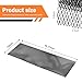 SLIMI 1 PC Car Grill Mesh Sheet, Aluminum Bumper Grille Insert Mesh, 39.37