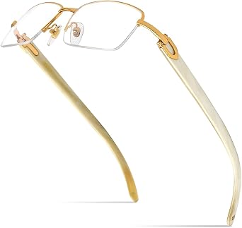 HEPIDEM 100% Really Buffalo Horn Handmade Sun Glasses Square Rimless Luxury BUffs Sunglasses 0816