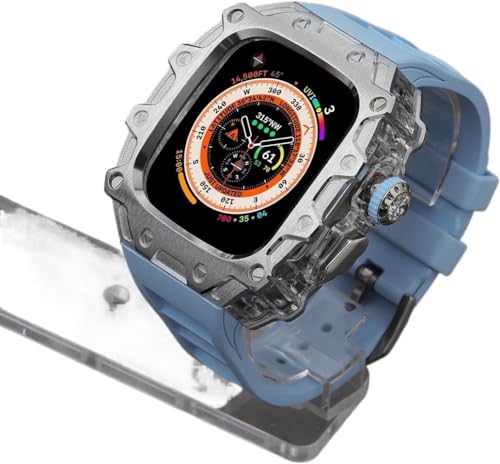 Coque de montre PC en métal pour iWatch Ultra 2 49 mm et bracelet SCHIK