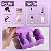 BS-MALL Makeup Sponge Set Pro V3.0 Cloud Technology Material Sponge 6 Pcs – Premium Beauty Blenders for Flawless Makeup Application For Travel Daily for Sensitive Skin With Purple Storage Case