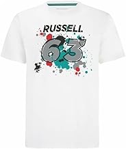 Mercedes AMG Petronas Formula One Team - Official Formula 1 Merchandise Collection - George Russell #63 T-Shirt - White - Size: M