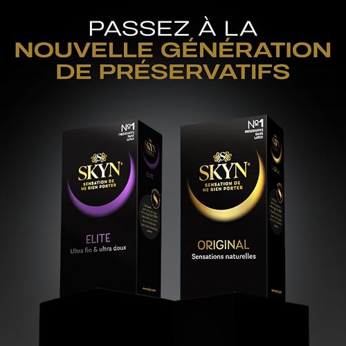 SKYN 5 Senses + : Boite de 5 Préservatifs masculins sans latex – vue 6