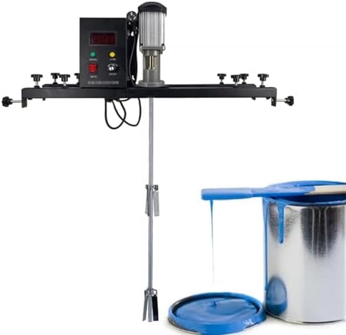 980W IBC Agitator - 1000L Electric Tank Mixer with Folding Propeller, Adjustable Hook & Paint Mixing Equipment for Ink Dissolving & Liquid Blending