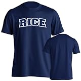 Rice Owls Classic Arch Short Sleeve T-Shirt Navy X-Large
