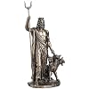 Veronese Design 12 7/8 Inch Hades Greek God of The Underworld Cold Cast Resin Bronze Finish Statue Home Decor Gift
