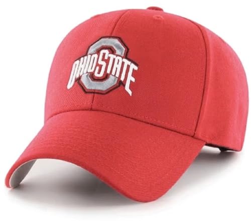 Gorra bordada ajustable con logo de equipo Ohio State miniatura 1