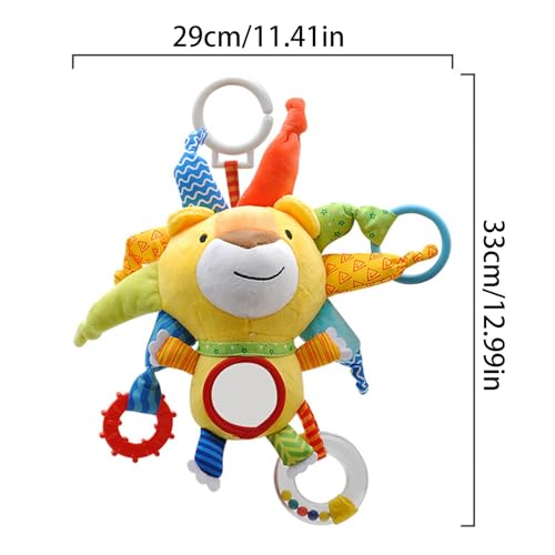 Brinquedo de atividade de pelúcia, brinquedo sensorial de pelúcia - Brinquedos macios para atividade