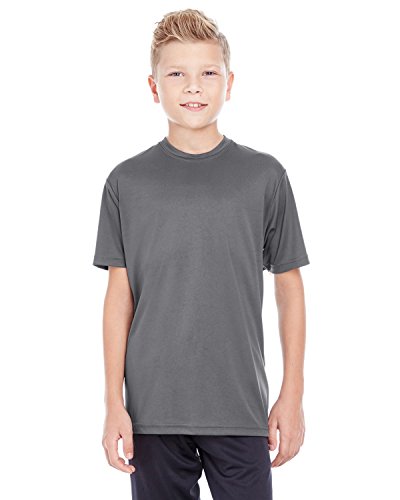 C2 YOUTH PERFORMANCE TEE, GRAPHITE, XL