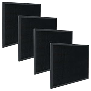 vhbw 4x Luftilter Ersatz für De Longhi 5513710001 für Luftreiniger - Kombifilter EPA + Aktivkohle