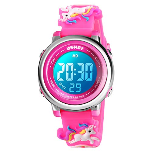 USWAT 3D Cartoon Digital Kids Watch #TOP15