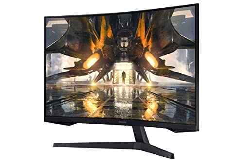SAMSUNG Odyssey G5 27'' S27AG550NU Ecran PC Gaming Incurvé 1000R, Dalle VA , Résolution WQHD (2560 x 1440), 165 Hz, 1ms, GSYNC Compatible, AMD FreeSync Premium, HDR400, Noir
