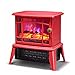 Generic Elektryczny kominek, mały grzejnik kominkowy, symulacja płomienia, piec grzewczy, energooszczędny termowentylator na biurko, czerwony