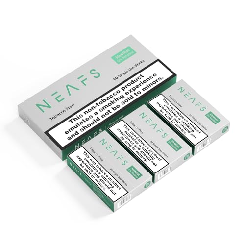 NEAFS Menthol Nicotine Free Sticks (60 Stick Pack)