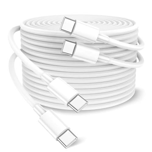 Durcord USB C to C Cable, 2 Pack 6ft 60W Fast Charging Cable, Compatible with iPhone 15 Pro Max