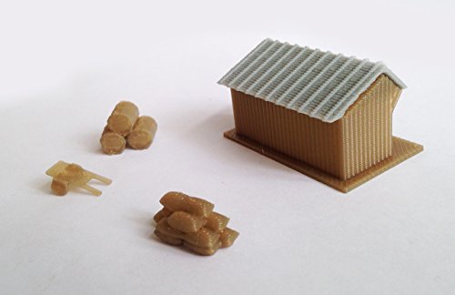 Outland Models Train Railway Layout Country Farm House Shed Cottage Set N Scale #TOP5