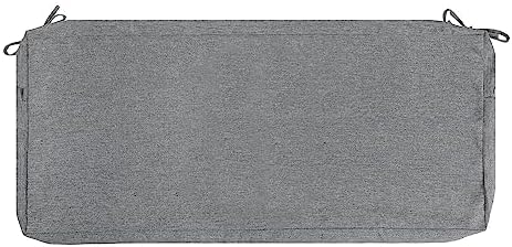 FUNHOME Fundas de cojín de banco para exteriores, 42 x 18 x 3 pulgadas, sin relleno. Fundas de cojín de repuesto para muebles de exterior,