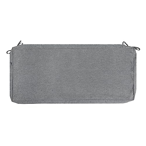 FUNHOME Outdoor Bench Cushion Covers 48x18x3Inch, No Insert-Grey