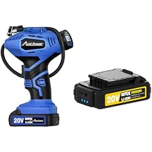AVID POWER 20V Blue Tire Inflator Bundle with 20V 1.5Ah Battery