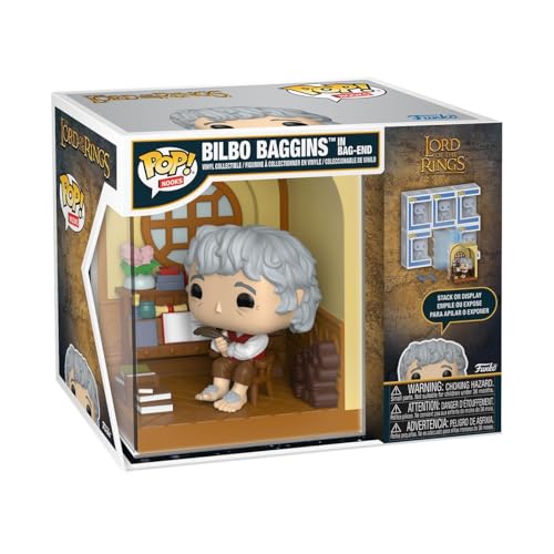 Funko Pop! Nooks: Lord of The Rings - Bilbo​ Baggins in Bag-End - Stack or Display - Figura de Vinilo Coleccionable - Idea de Regalo - Mercancía Oficial - Juguetes para niños y Adultos