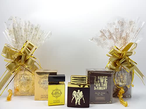 San Valentín Regalo Para Él 2 X Perfumes Para Hombre Oro Fortuna Pour Homme 100 Ml Eau De Toilette Para Hombres Sensacional Fragancias Rojo Cal San Valentín Regalo Para Él 2 X Perfumes Para Hombre Oro Fortuna Pour Homme 100 Ml Eau De Toilette Para Hombres Sensacional Fragancias Rojo Cal