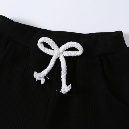 Image of Kid Toddler Boy Clothes Color Block Sweatshirt and Casual Pants 2Pcs Boys Fall Winter Outfits 1-5T
