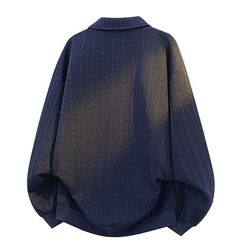Polo col mao homme vert à quart de zip chic et décontracté