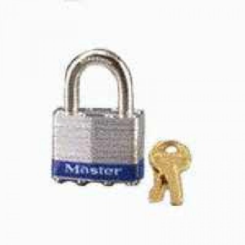 Image of MASTERLOCK CO 7KA-P493 1-1/8 Laminated Padlock - 9/16 Shackle - Keyed Alike to Key #P493 by MasterLock