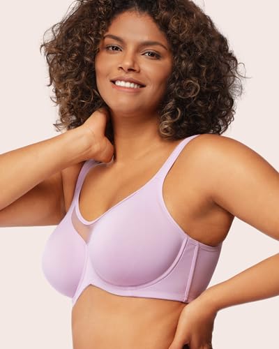 HSIA Sutiã minimizador para mulheres plus size, camiseta de cobertura total, sutiã sem forro com aro