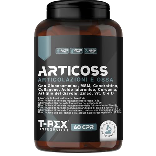 ARTICOSS Integratore per Articolazioni Ossa e Cartilagini con Glucosamina Condroitina Msm Artiglio...
