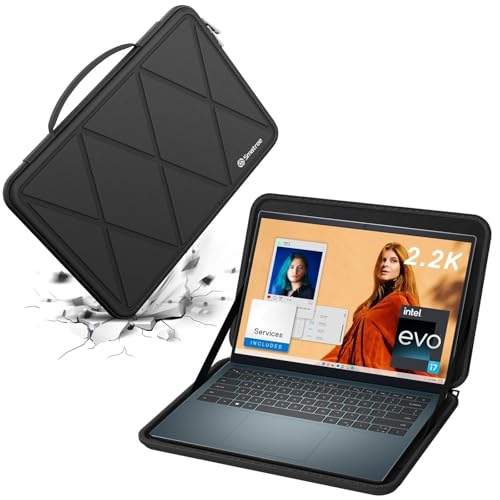 Image of Smatree M61 Hard Protective 14 inch Laptop Case for HP /DELL /Lenovo | Compatible for HP OMEN Transcend, for DELL Latitude 5430 Chromebook or 2-in-1,for Lenovo ThinkBook Plus Gen 5(X8250)