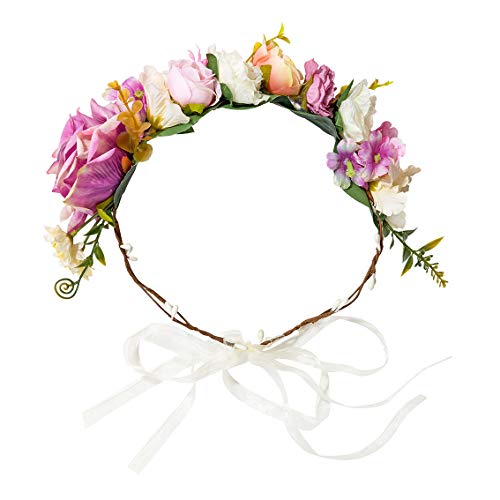 Talking Tables Blosson Couronne florale pour filles Taille unique Cover