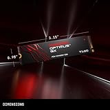 SANDISK Optimus GX 7100 NVMe SSD 4 TB (fino a 7.250/6.900 MB/s velocità di lettura e scrittura sequenziale, PCIe 4.0, M.2 2280, BiCS TLC 3D CBA NAND, SANDISK DASHBOARD) - 7