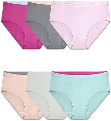 Fruit of the Loom Women's Underwear Breathable Panties (Regular & Plus Size)