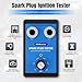 OBDResource Automotive Spark Plug Tester Engine Ignition Spark Plugs Tester Analyzer 0 to 6000RPM Car Motorcycle Spark Plug Testers Tool for 12V Gasoline Vehicles Dual Holes 13MM Spark Plug Socket