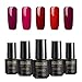 Produktbild ROSALIND UV-Gel-Nagellack LED-Lampe Gel-Lack kirschrote Farbe reine Farben semi-permanente Basisplatte 5 Flasche 7ml